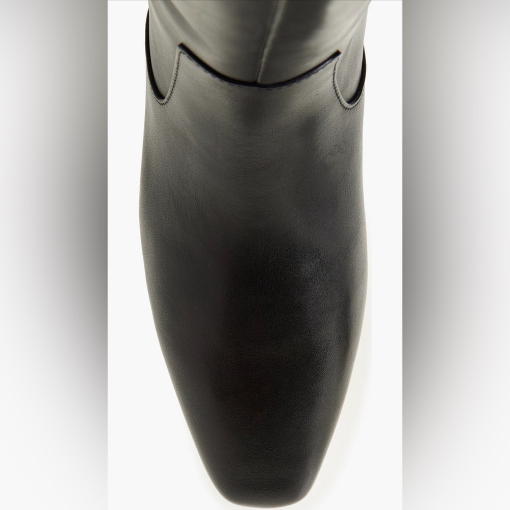 Loeffler Randall “Lillian” Tall Boot Black Leather Size 7 Like New - Picture 11 of 12